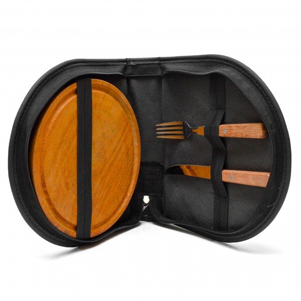 SET DE ASADO-PORTAPLATO CON CIERRE TELA CON GUARDA-CUE199FN3 - Imagen 2