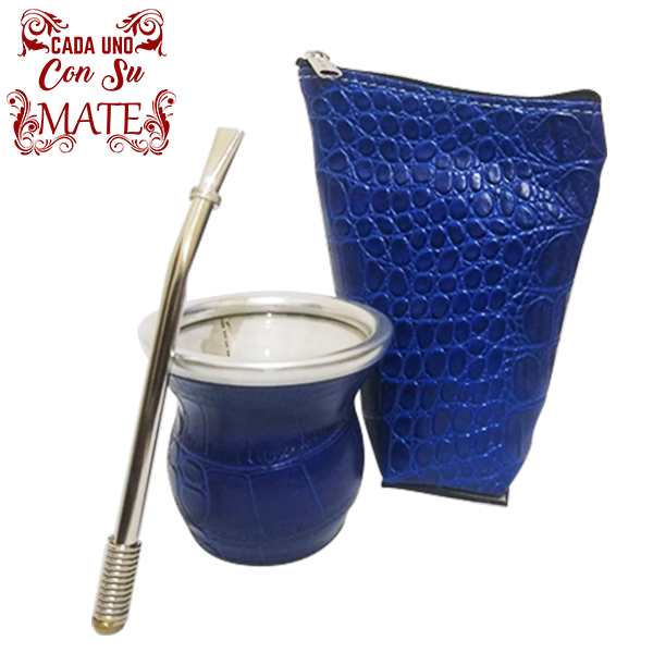 SET DE MATE - YERBERA EN ECOCUERO SET060N17