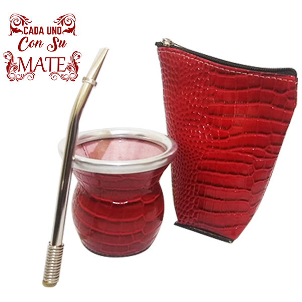 SET DE MATE - YERBERA EN ECOCUERO SET060N41