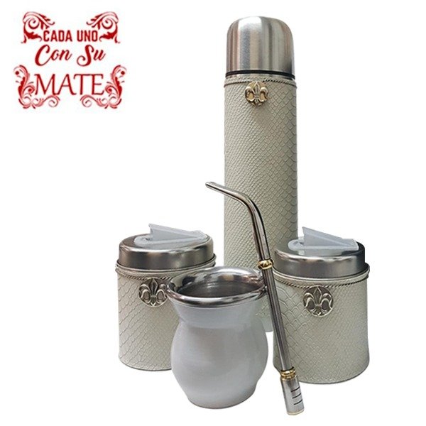 SET MATERO CON MATE DE ACERO CON DIJE SET030ALPB