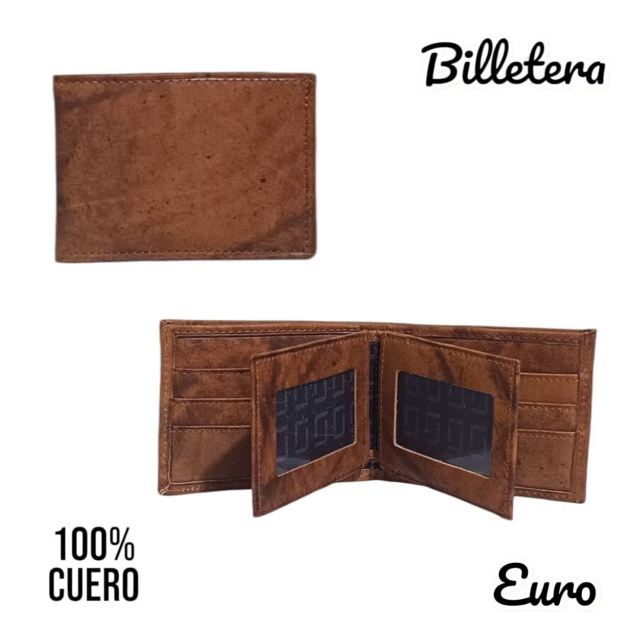 BILLETERA CUERO 2 VOLANTES ART527 BIH016 - Imagen 3
