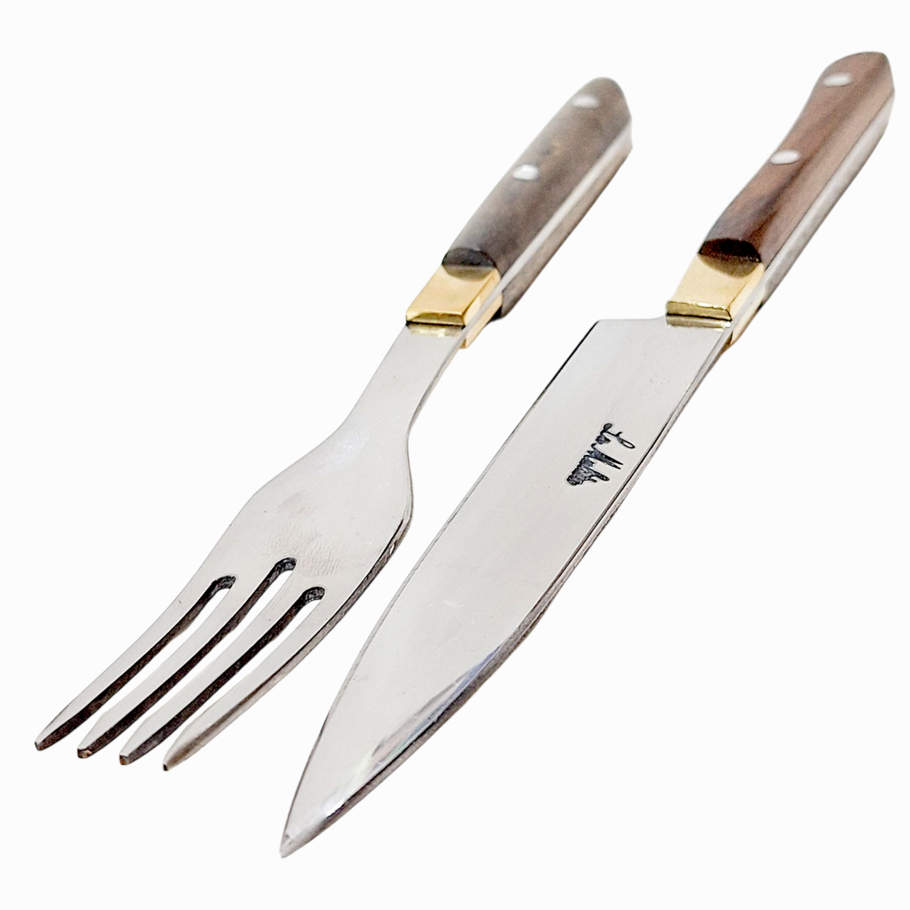 CUC193 JUEGO DE CUBIERTOS N11 X2 C/BOTON - Imagen 3