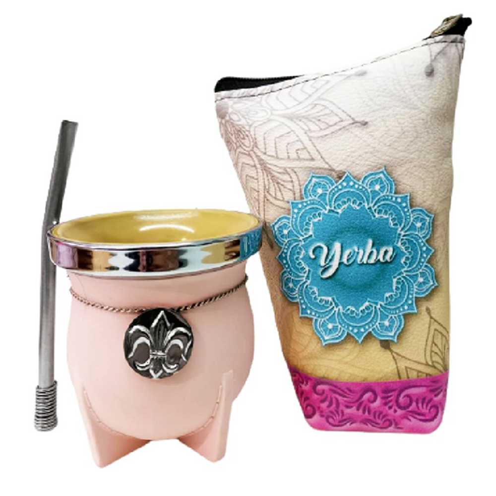 SETS MATE Y YERBERA DE CIERRE CON BOMBILLA SET064D2