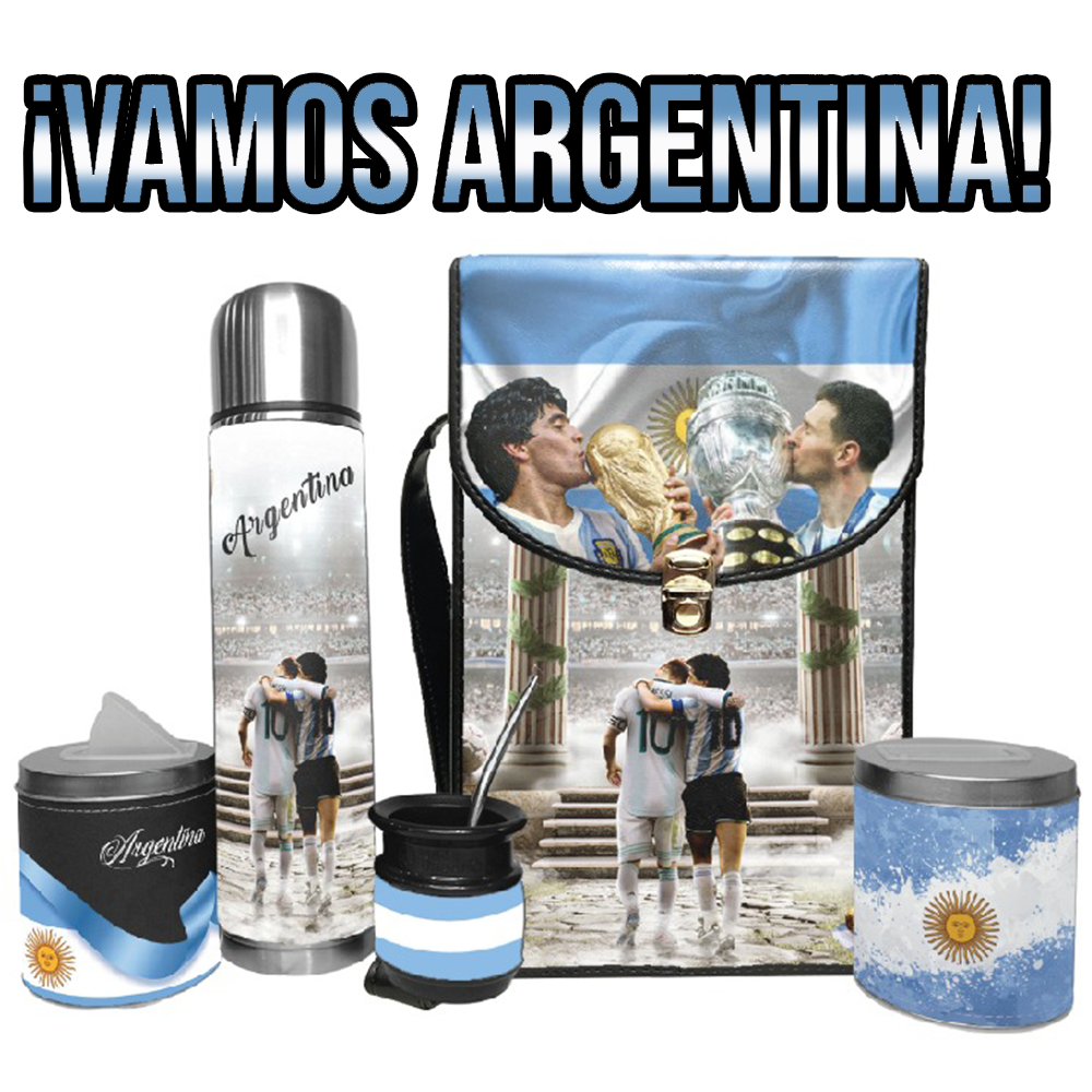 Set de Mate VAMOS ARGENTINA SET862A5