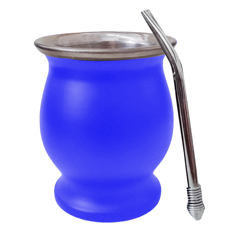 MAT060CB MATE DE ACERO COLOR CON BOMBILLA - Imagen 2