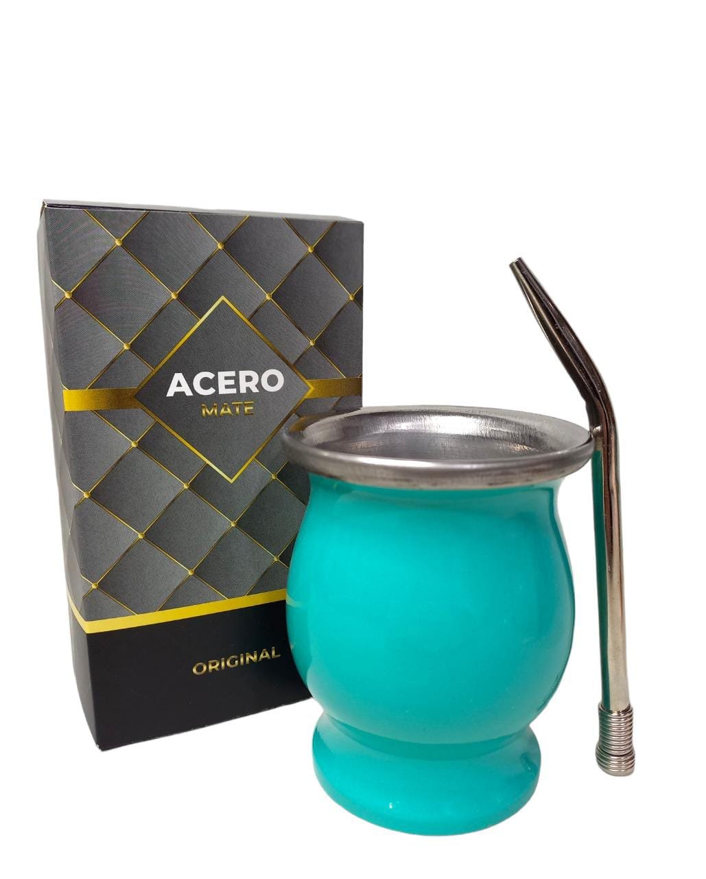 SET DE MATE- ACERO TERMICO- BOX- MAT080R