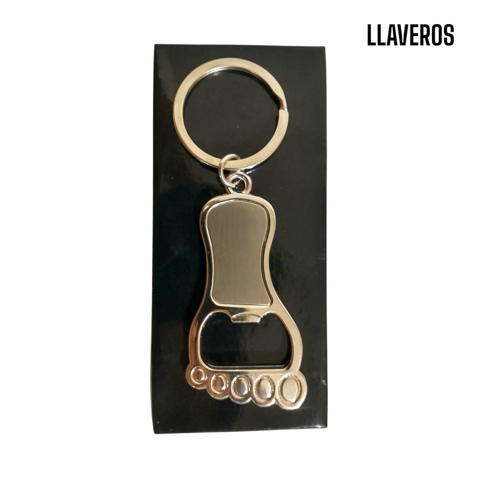 EXC064 LLAVERO DESTAPADOR METALICO P/DOME PIE