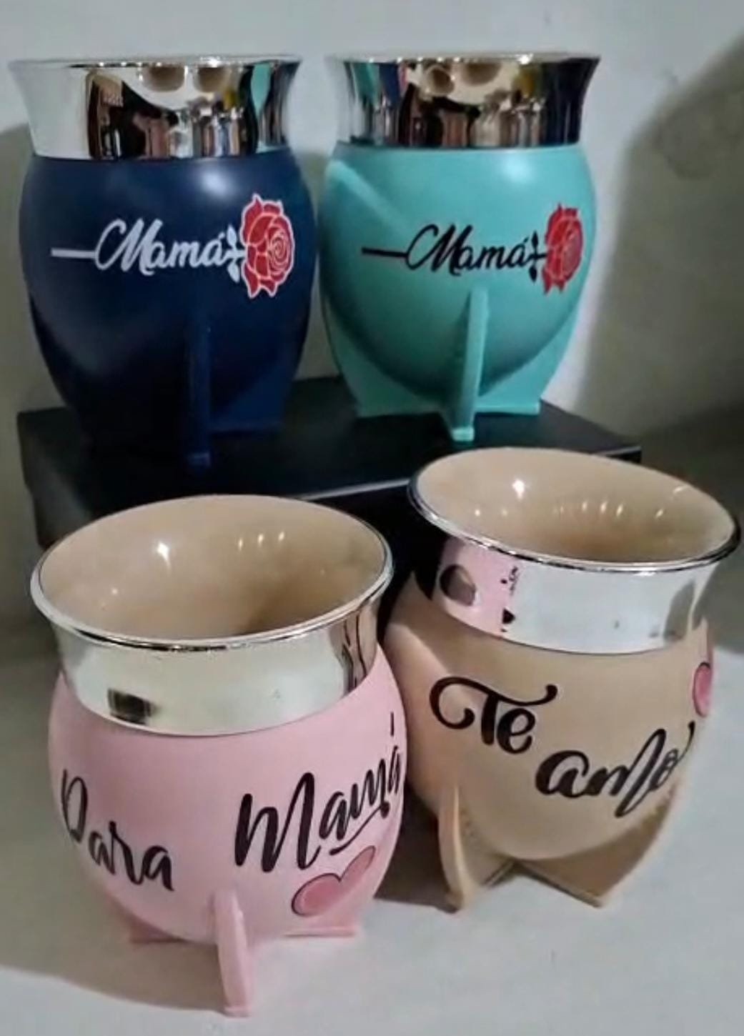 MATE DE POLIPROPILENO SIMIL-PAMPA CON DTF  MAT006D