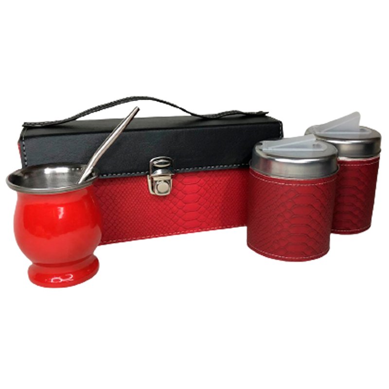 SET DE MATE PORTATIL AZUCAR YERBA MATE SET017A