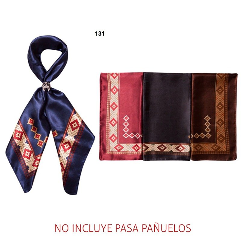 SET PAÑUELO SEDA C/GUARDA GRANDE 70X70 SURTIDOS-PVE612 - Imagen 3
