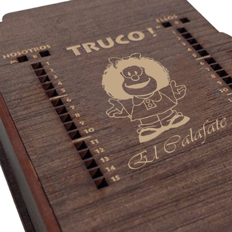 MAD321P TRUQURA GRABADA A LASER PERSONALIZADA - Imagen 3