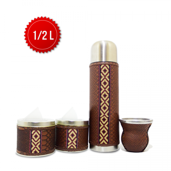 SET037 TERMO MINI  2 LATAS CHICAS+MATE