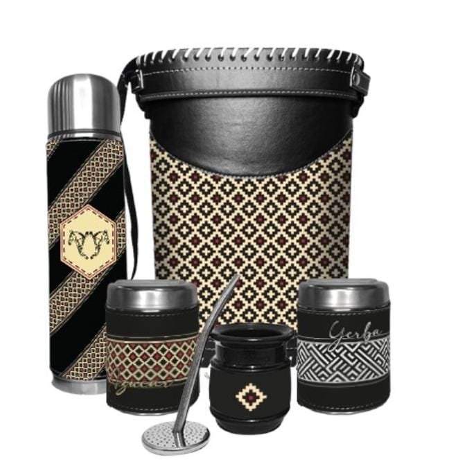 Set Matero Rigido con Dos Latas y Mate Urbano – Raíces Criollas