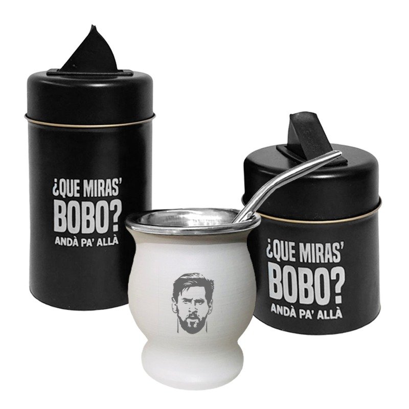 SET DE MATE ACERO GRABADO+SET DE LATAS GRABADO+BOM-SET403GRE