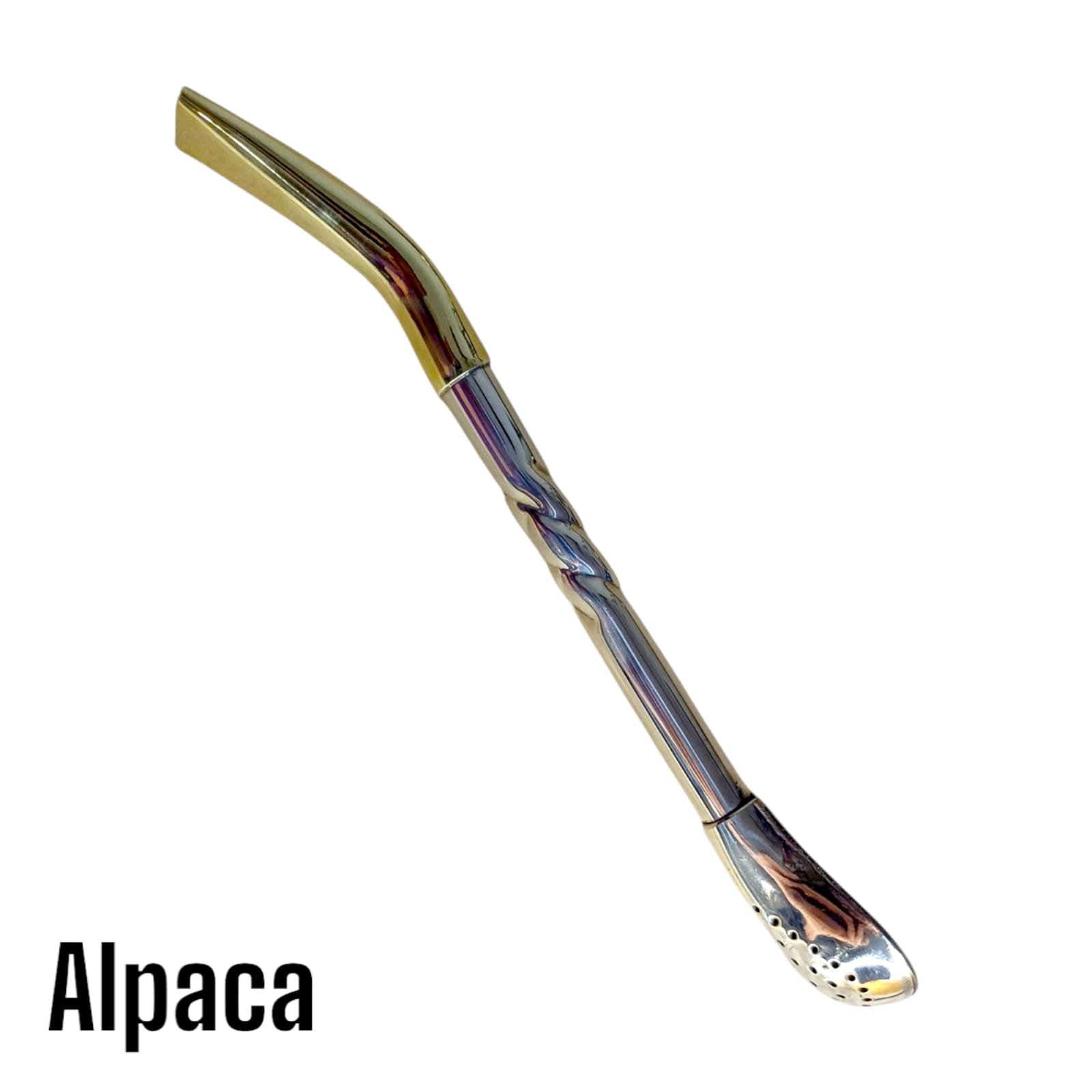 BOMBILLON DE ALPACA PICO DE LORO CINCELADO BOM003C - Imagen 4