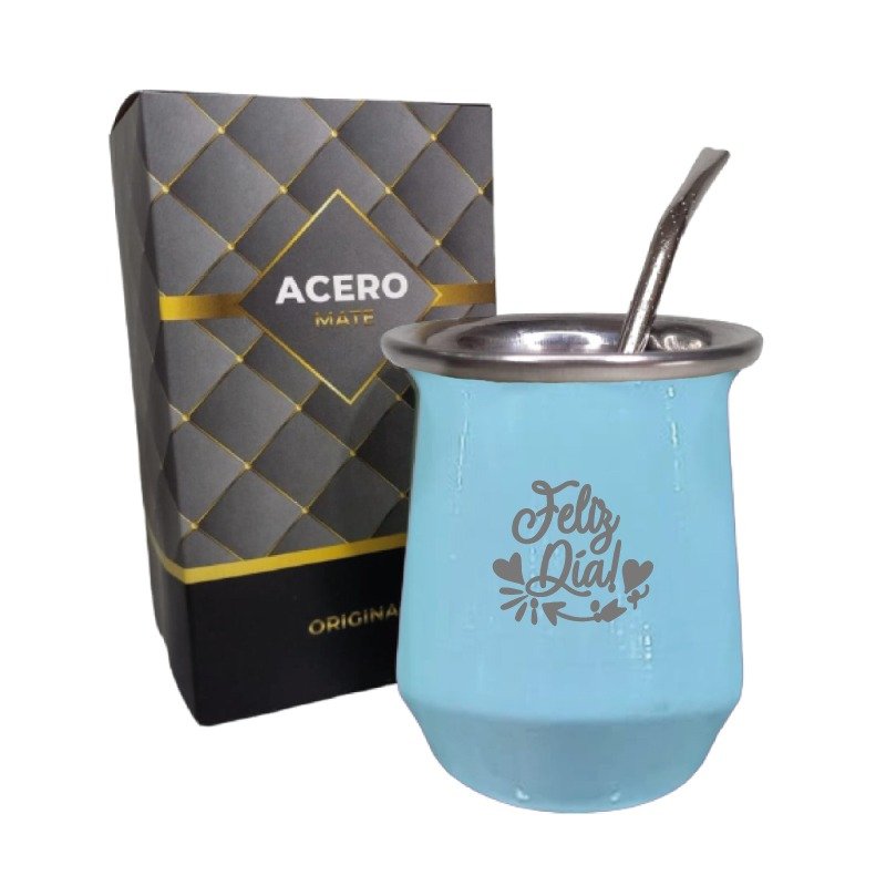 SET DE MATE- ACERO TERMICO- BOX- MAT080B