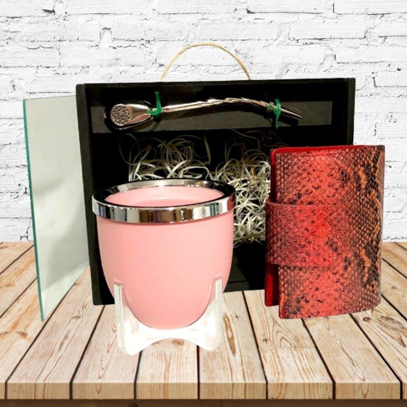 SET DE MATE CON BILLETERA DE DAMA-SET107M