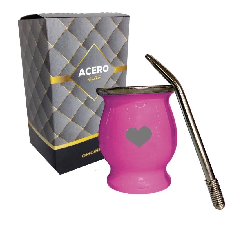 SET DE MATE- ACERO TERMICO- BOX- MAT080DP
