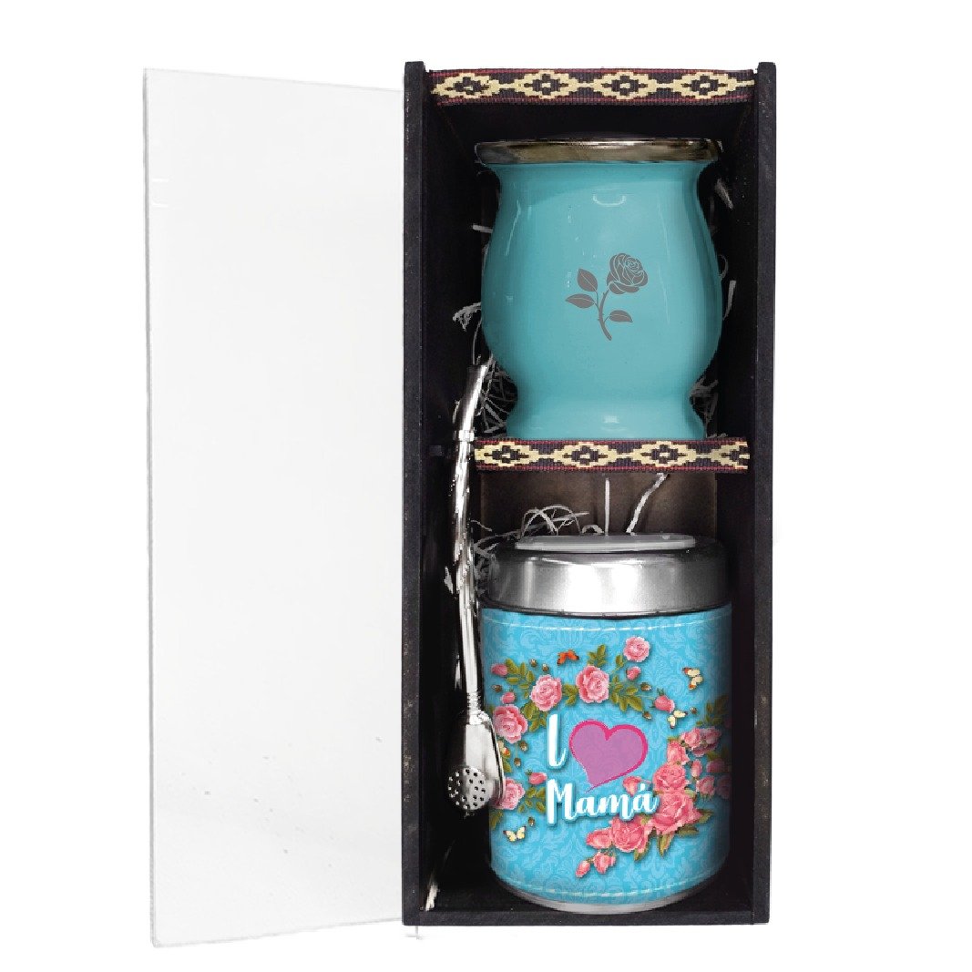 SET DE MATE- ACERO TÉRMICO- BOX- SET094LNN