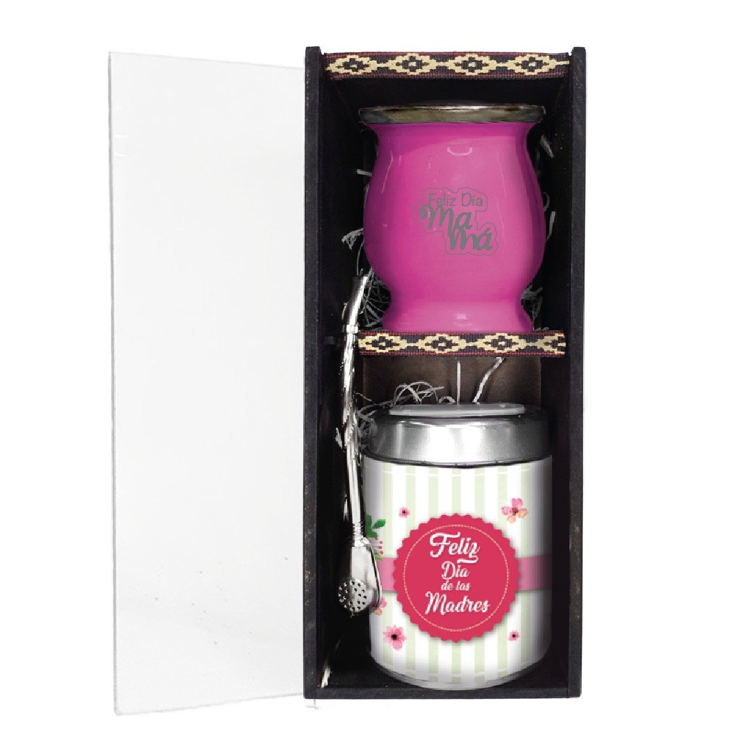 SET DE MATE- ACERO TÉRMICO- BOX-  SET094AN