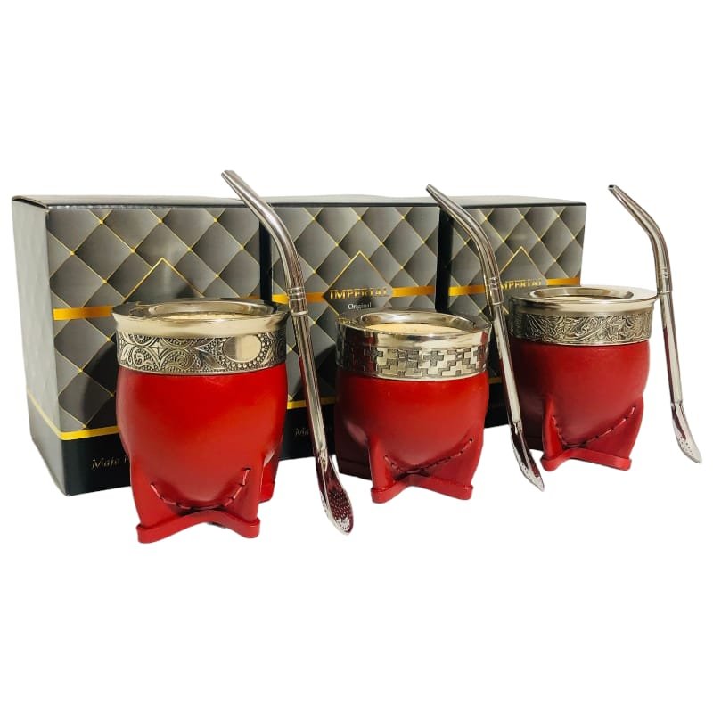 MATE IMPERIAL CON CAJA Y BOMBILLA SET049R