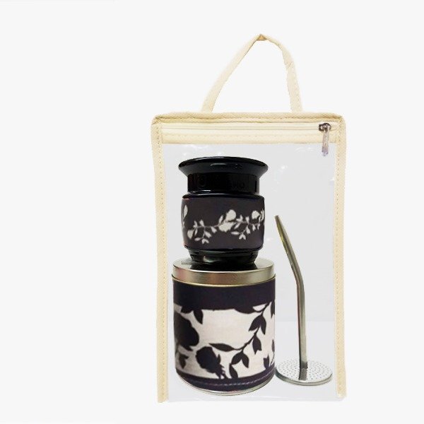 SET DE MATE-YERBERA+MATE URBANO+ BOLSITA DE CRISTAL-SET907D
