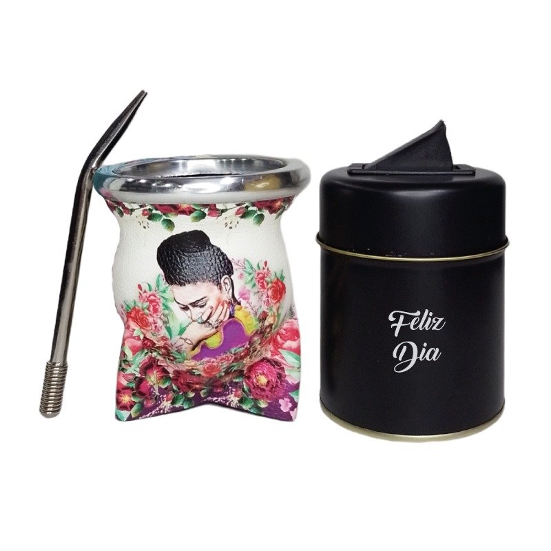 SET DE MATE-MATE GOMA EVA+LATA GRABADA-SET407P3
