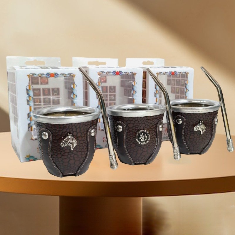 SET DE MATE CON CAJA Y BOMBILLA SET022M