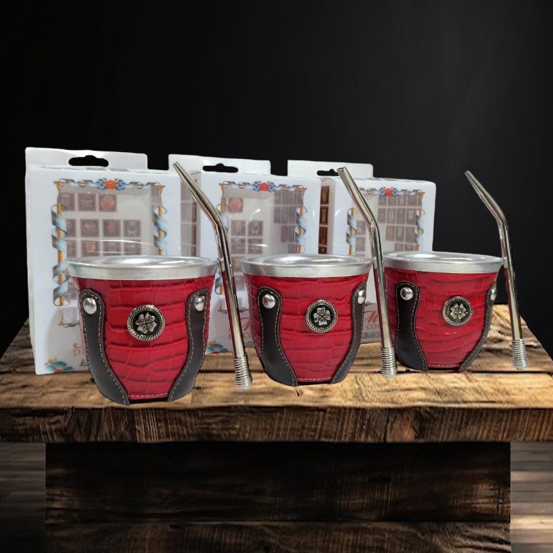 SET DE MATE CON CAJA Y BOMBILLA SET022BC