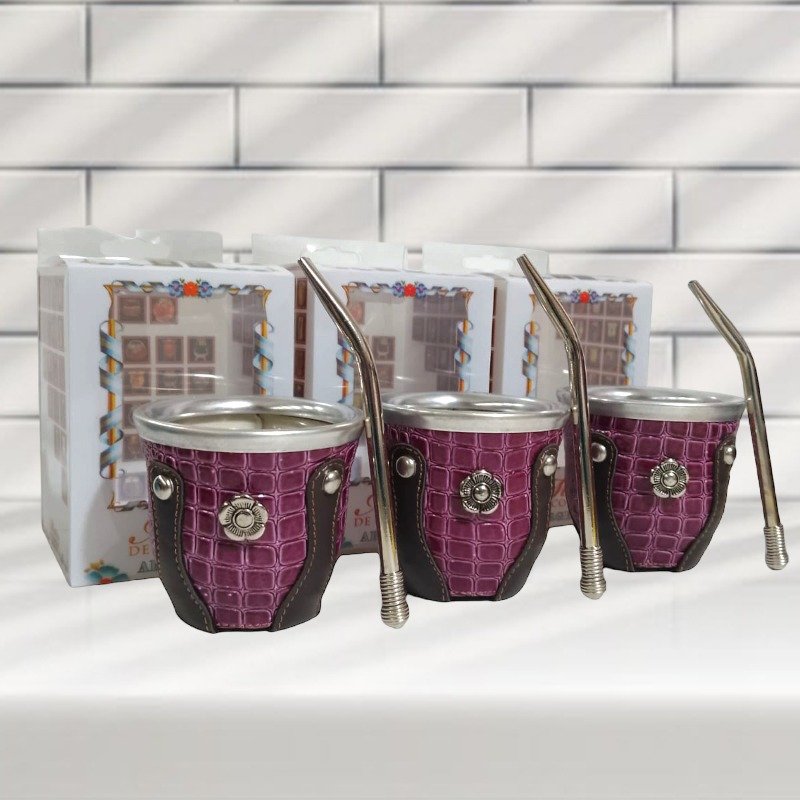 SET DE MATE CON CAJA Y BOMBILLA SET022V