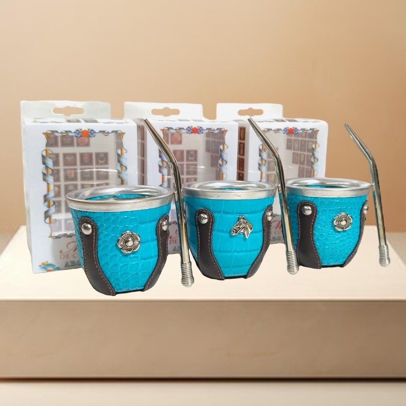 SET DE MATE CON CAJA Y BOMBILLA SET022C