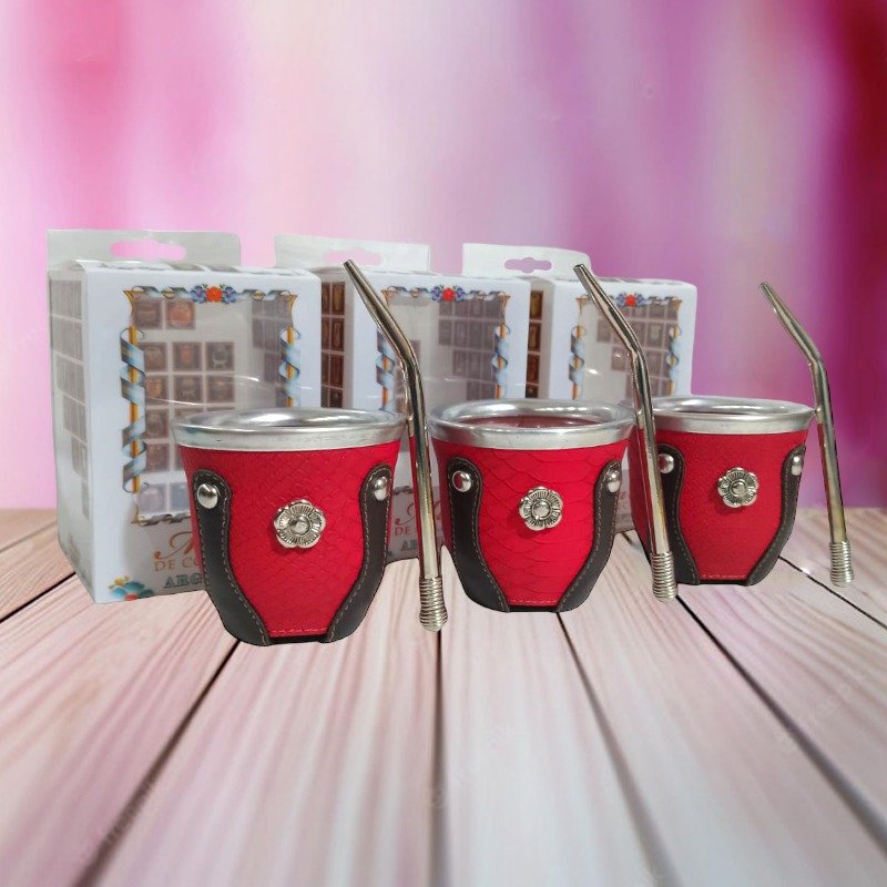 SET DE MATE CON CAJA Y BOMBILLA SET022B