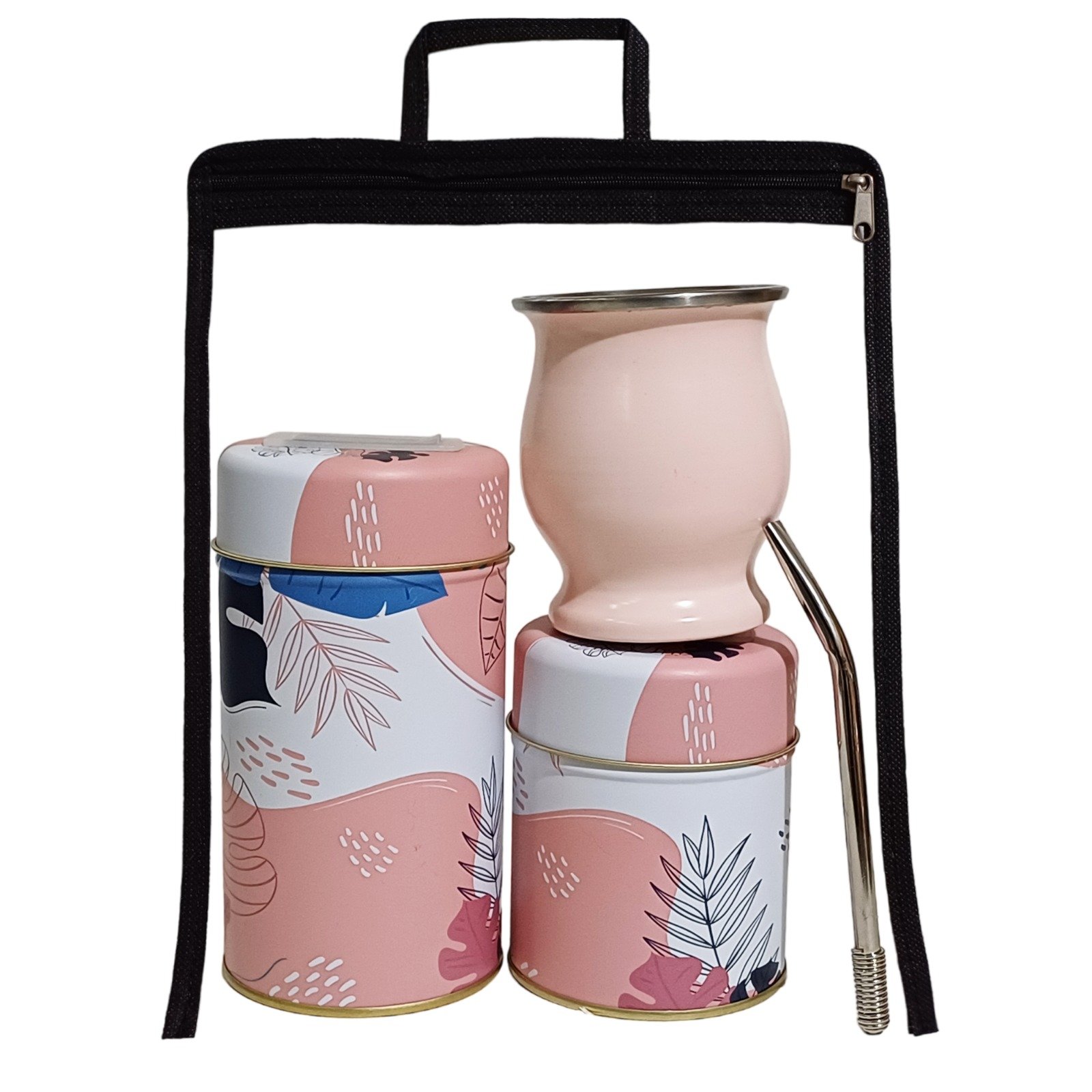 SET DE MATE- BOLSA DE CRISTAL C/LATAS-SET403D