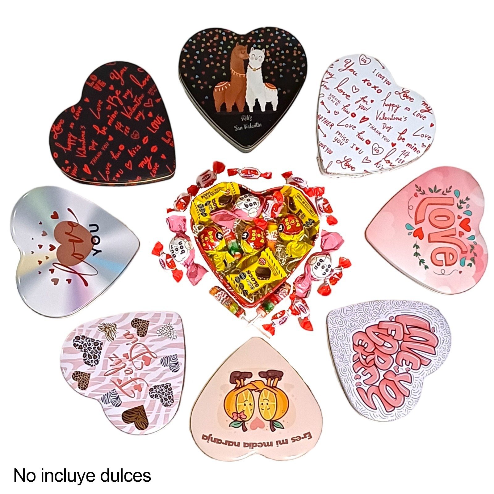 SET DE MATE-SAN VALENTIN-CORAZÓN-MATE TÉRMICO+BOM-COM016 - Imagen 2