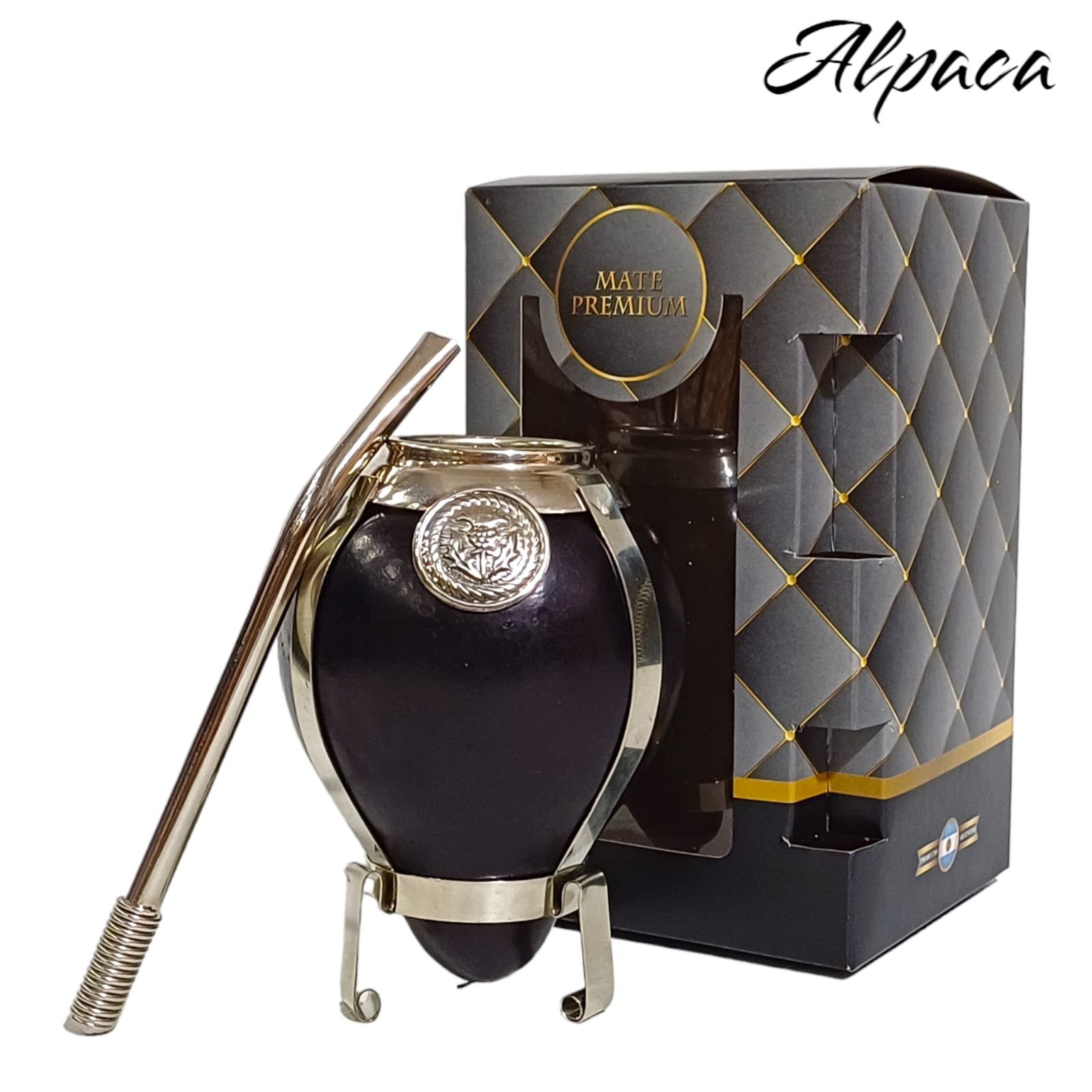 SET DE MATE-CALABAZA C/ALPACA -SET028N