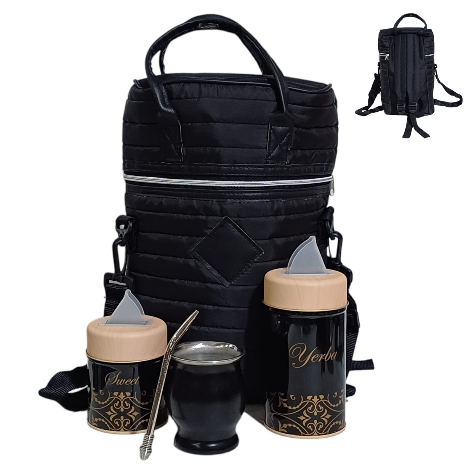 SET DE MATE-ACERO TÉRMICO-5 PIEZAS-SET059N
