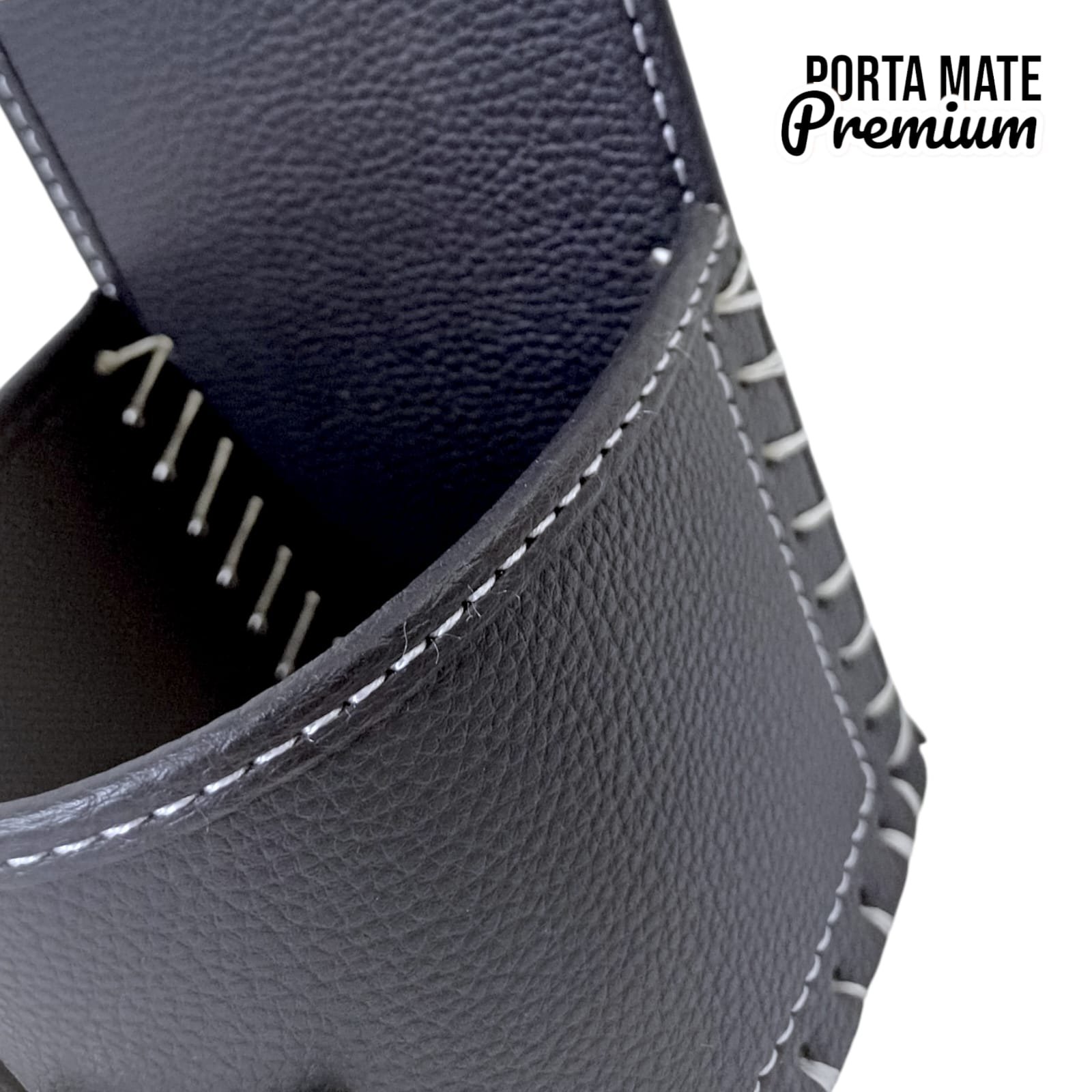 PORTA MATE GRANDE DE ECOCUERO CON HEBILLA METALICA REFORZADO BAG008G - Imagen 11