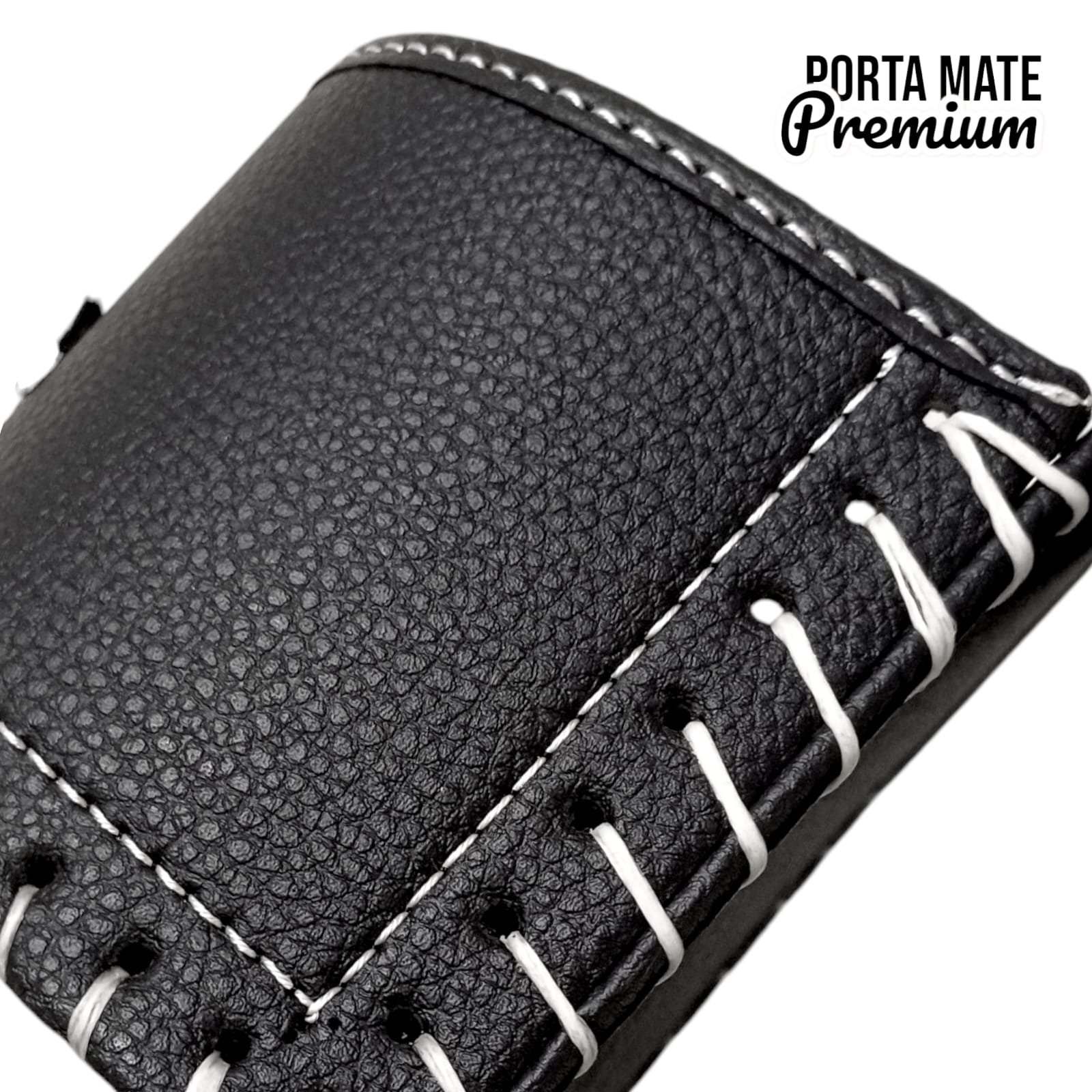 PORTA MATE GRANDE DE ECOCUERO CON HEBILLA METALICA REFORZADO BAG008G - Imagen 8