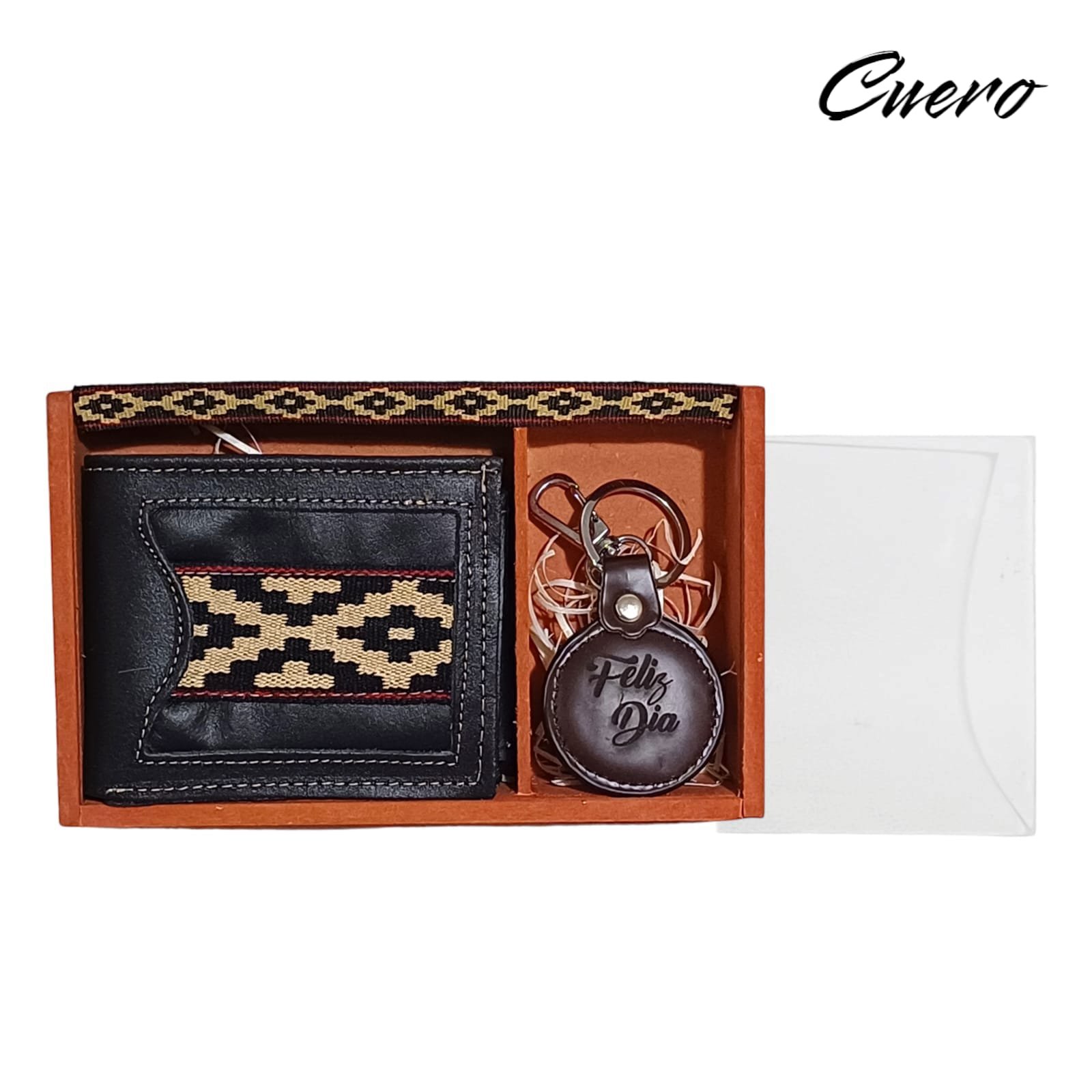 SET DE BILLETERA CON CAJA Y LLAVERO SET095L - Imagen 2