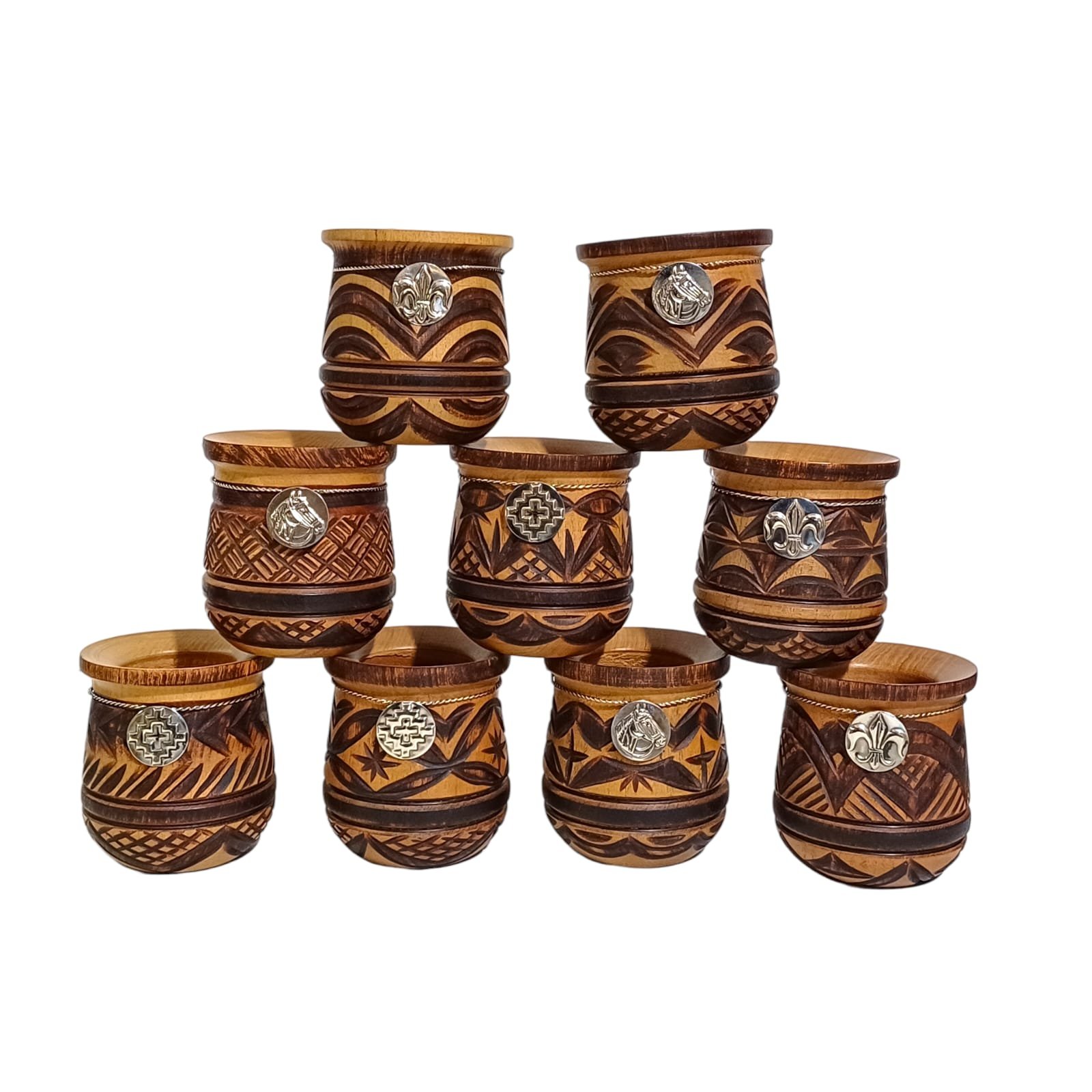 MATE DE ALGARROBO CON DIJE DE ALPACA - MAT669ALP