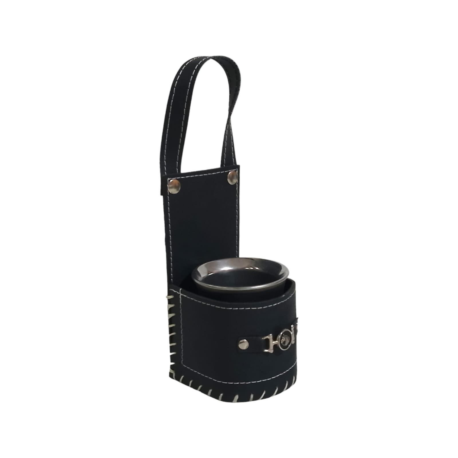 Set de Mate y Porta Mate de Ecocuero Chico con Bombilla – Raíces Criollas
