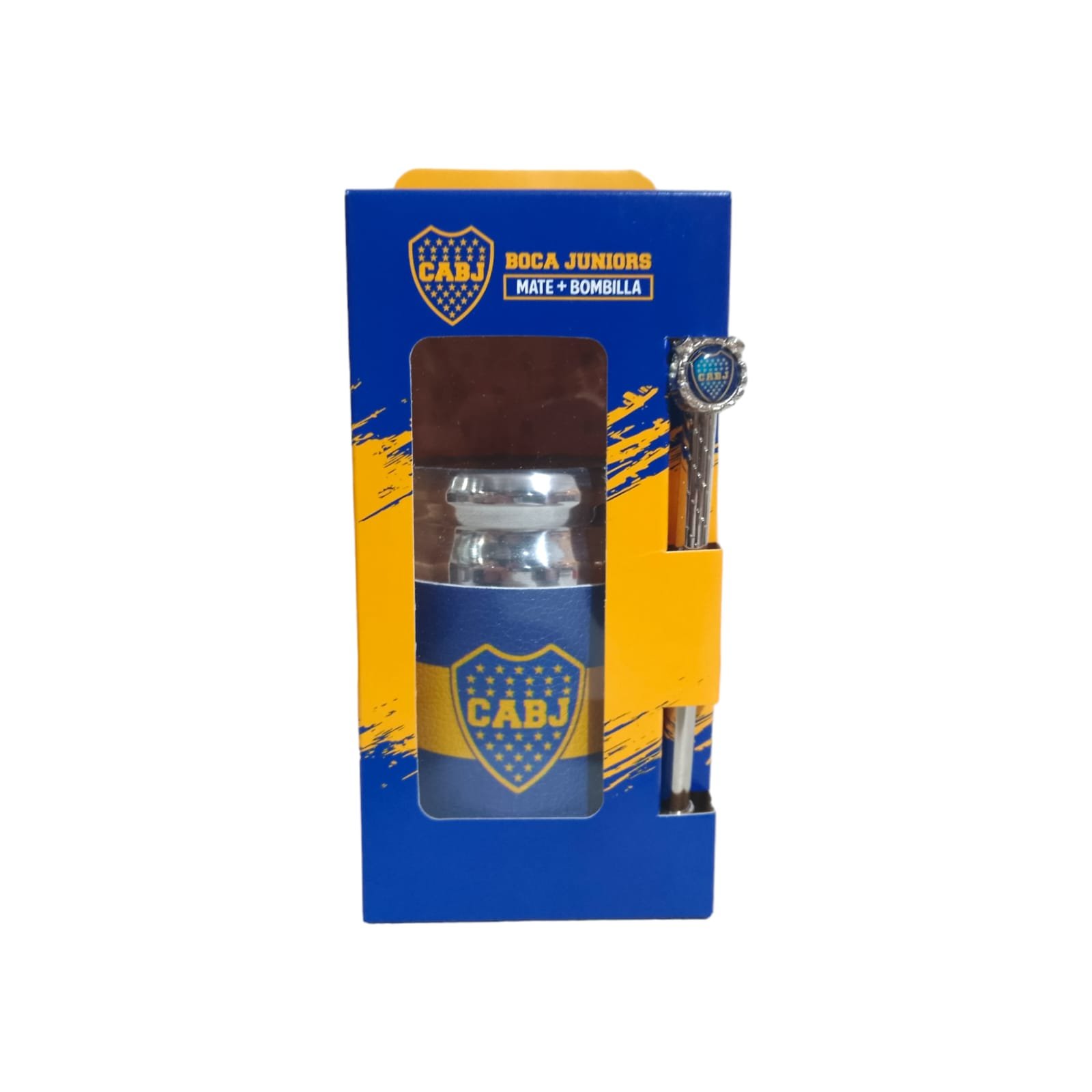 MATE DE MADERA EN CAJA +BOMBILLA MAT023B
