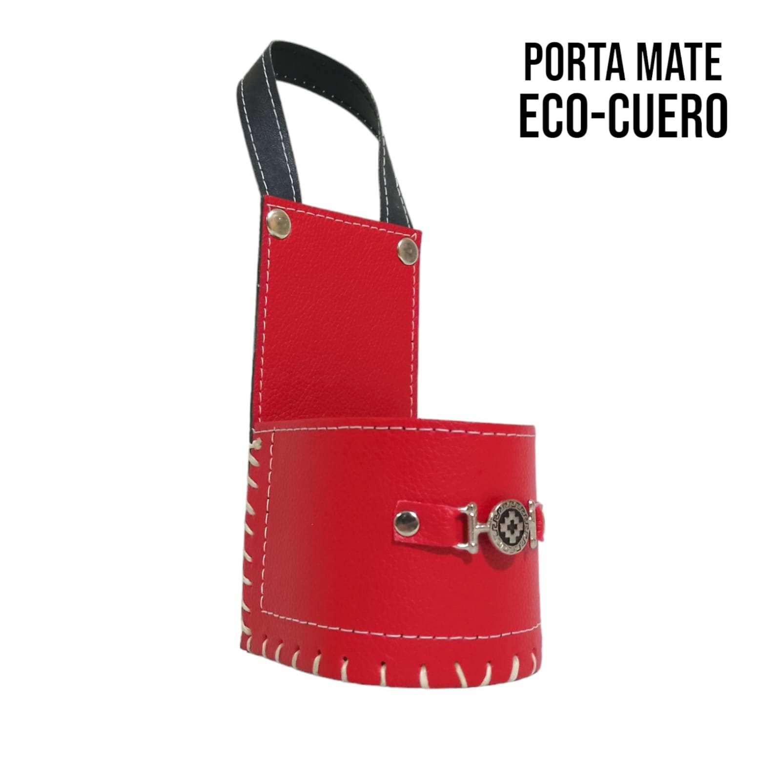 SET DE MATE DE ACERO CON PORTA MATE BAG002MR - Imagen 2