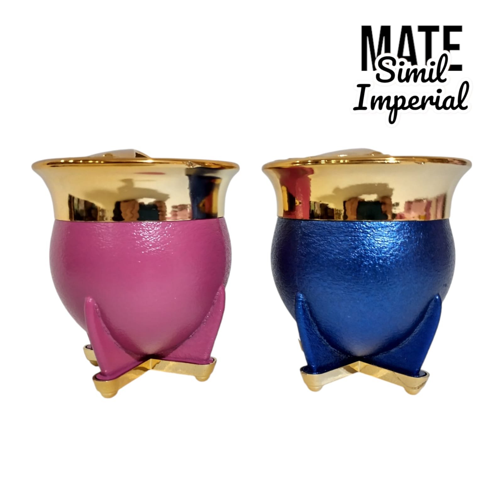 MATE SIMIL IMPERIAL CON VIROLA DORADA MAT040D - Imagen 2
