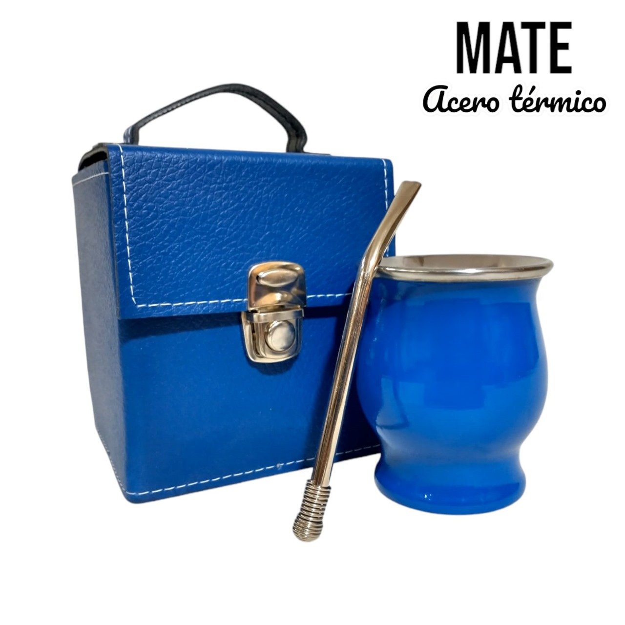 SET DE MATE DE ACERO CON CAJA SET041AA - Imagen 2
