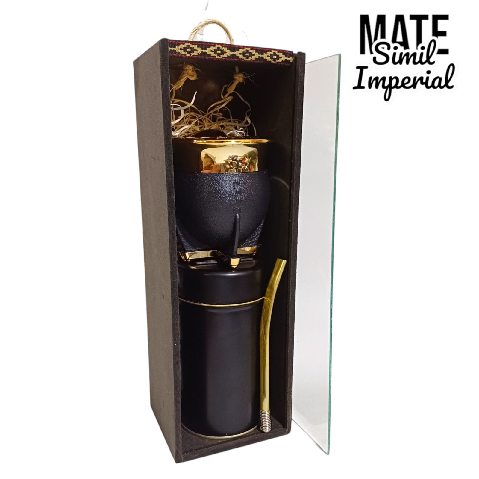 SET DE MATE EN CAJA CON BOMBILLA SET094D - Imagen 2