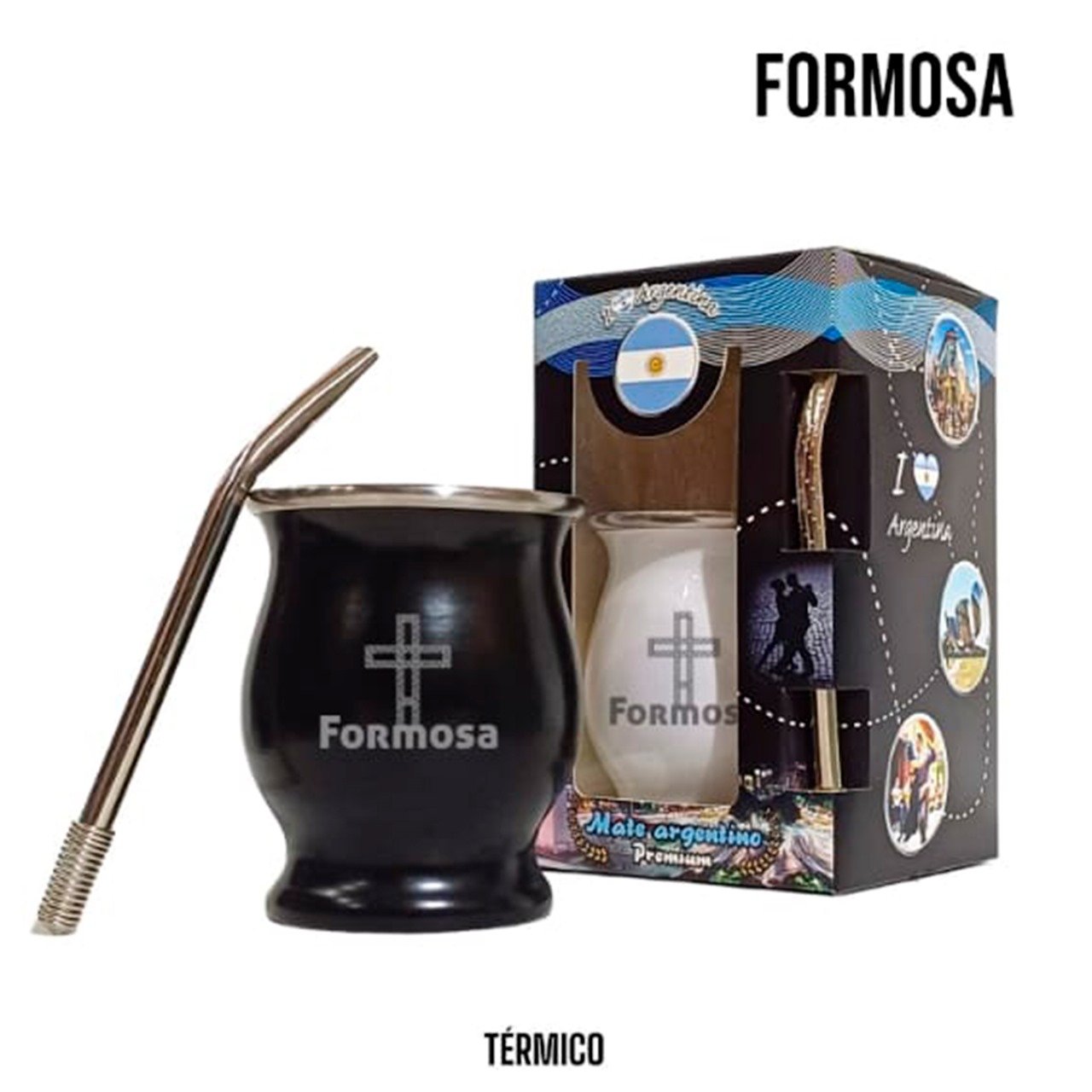 SET DE MATE- ACERO TERMICO- BOX- MAT080GP - Imagen 4