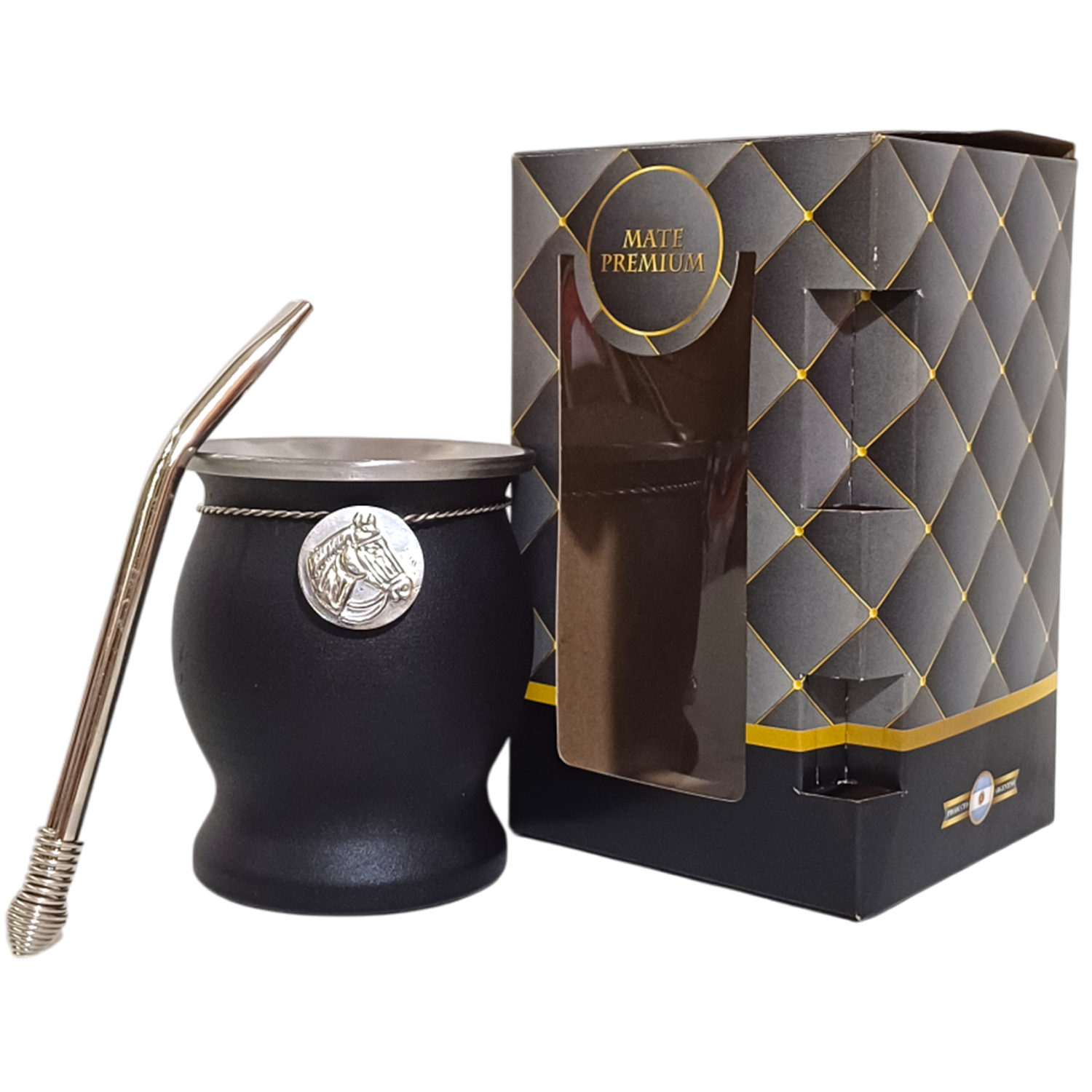 SET DE MATE- ACERO TERMICO CON DIJE DE ALPACA- BOX- MAT080ALP - Imagen 2