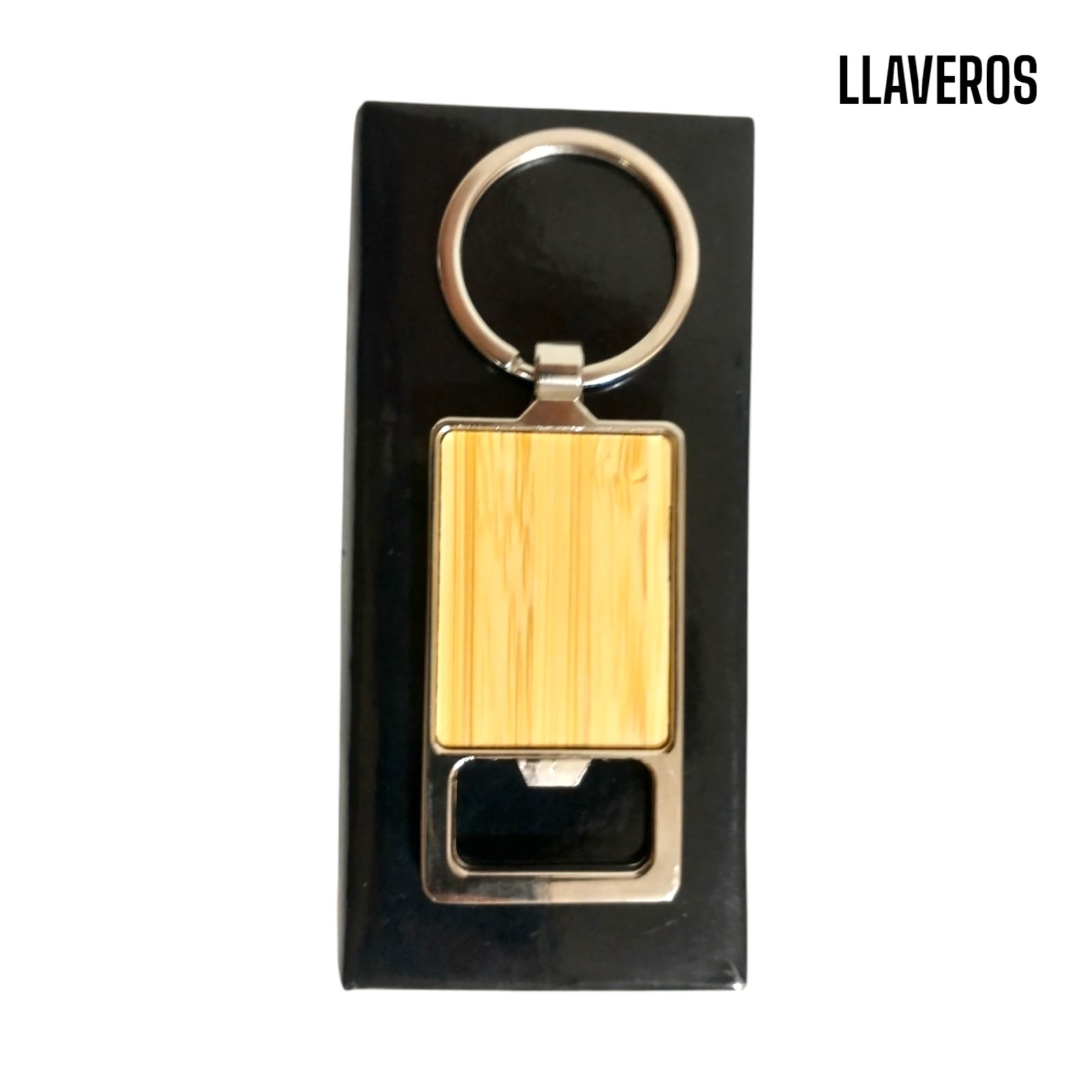 LLAVERO DESTAPADOR C/MADERA EN CAJA EXC5813 - Imagen 2