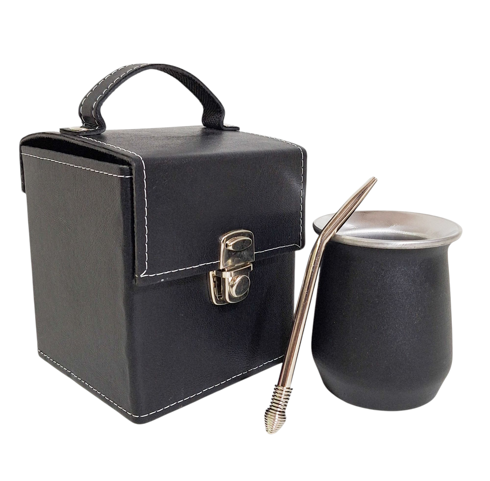 SET DE MATE DE ACERO CON CAJA SET041AL